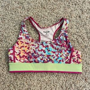 Reebok Size M (10-12) Neon Colored Athletic Sports Bra